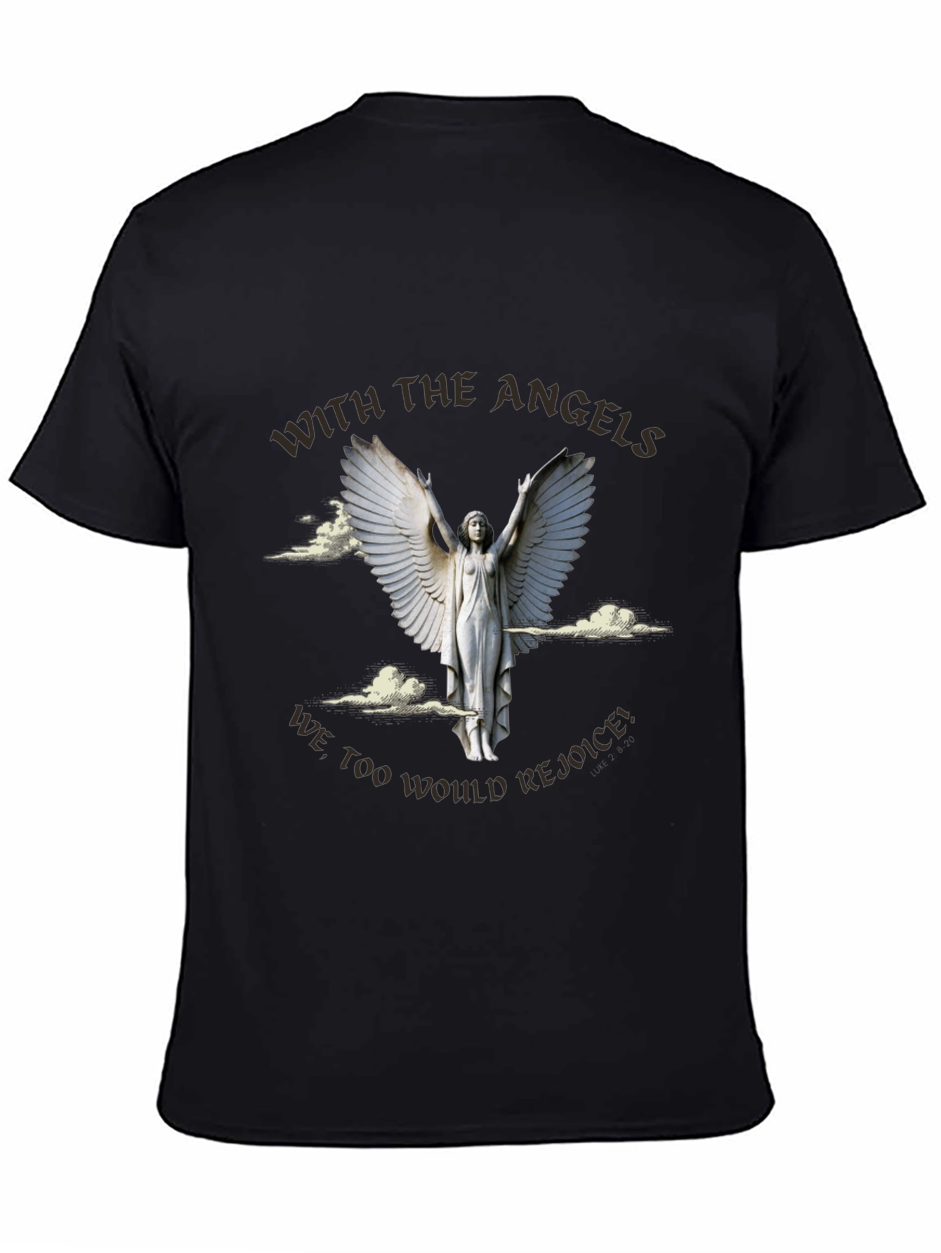 Angel Wings Graphic T-Shirt - With The Angels