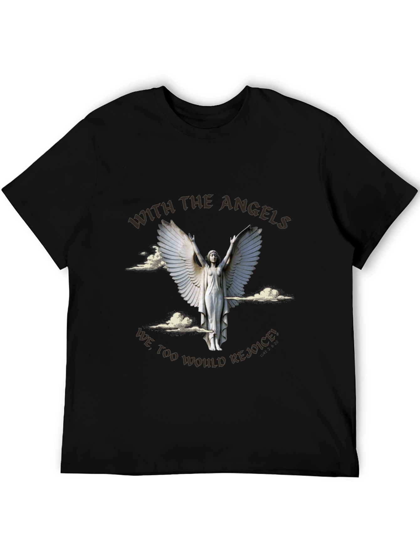 Angel Wings Graphic T-Shirt - With The Angels