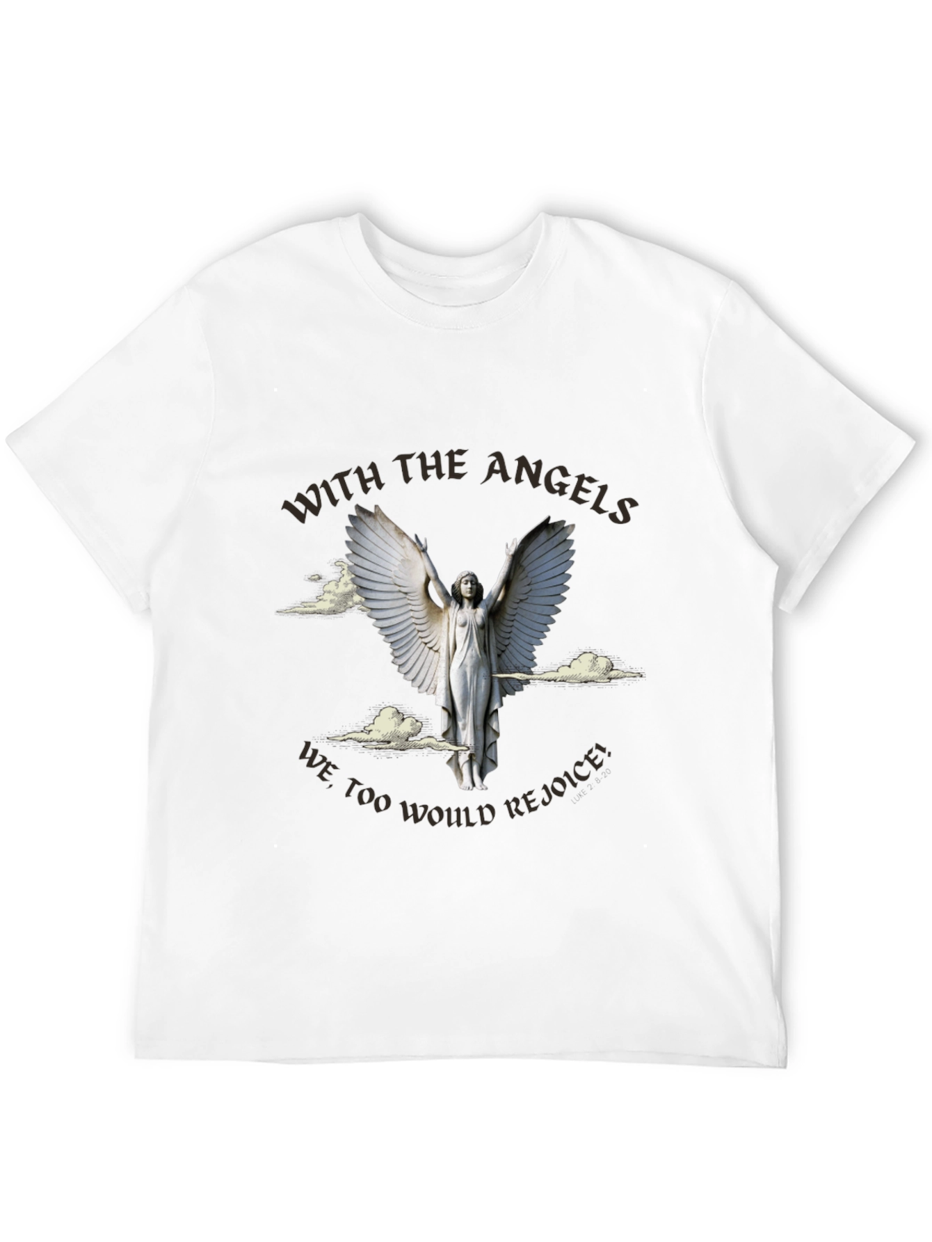Angel Wings Graphic T-Shirt - With The Angels
