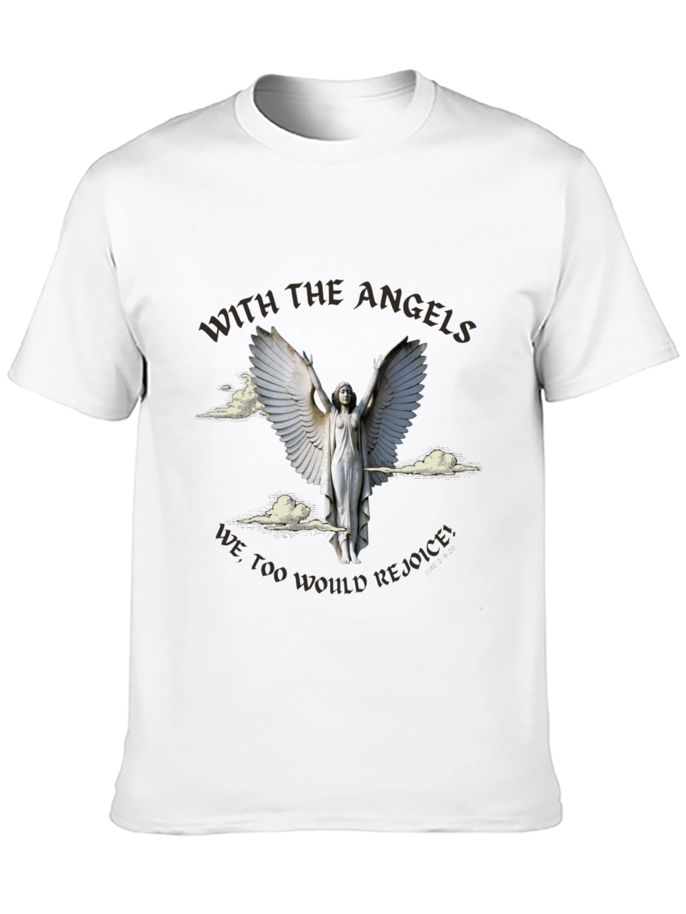 Angel Wings Graphic T-Shirt - With The Angels