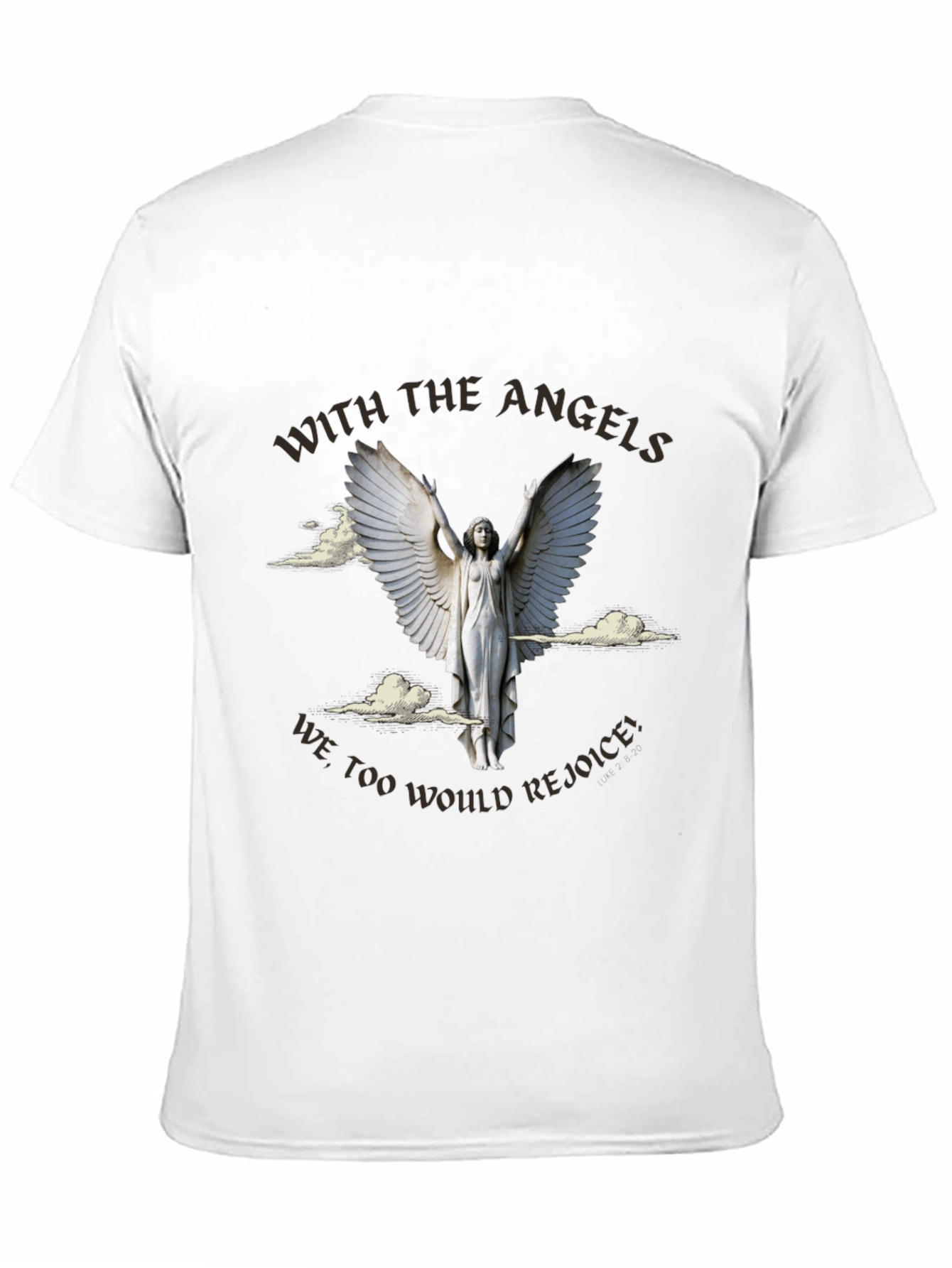 Angel Wings Graphic T-Shirt - With The Angels