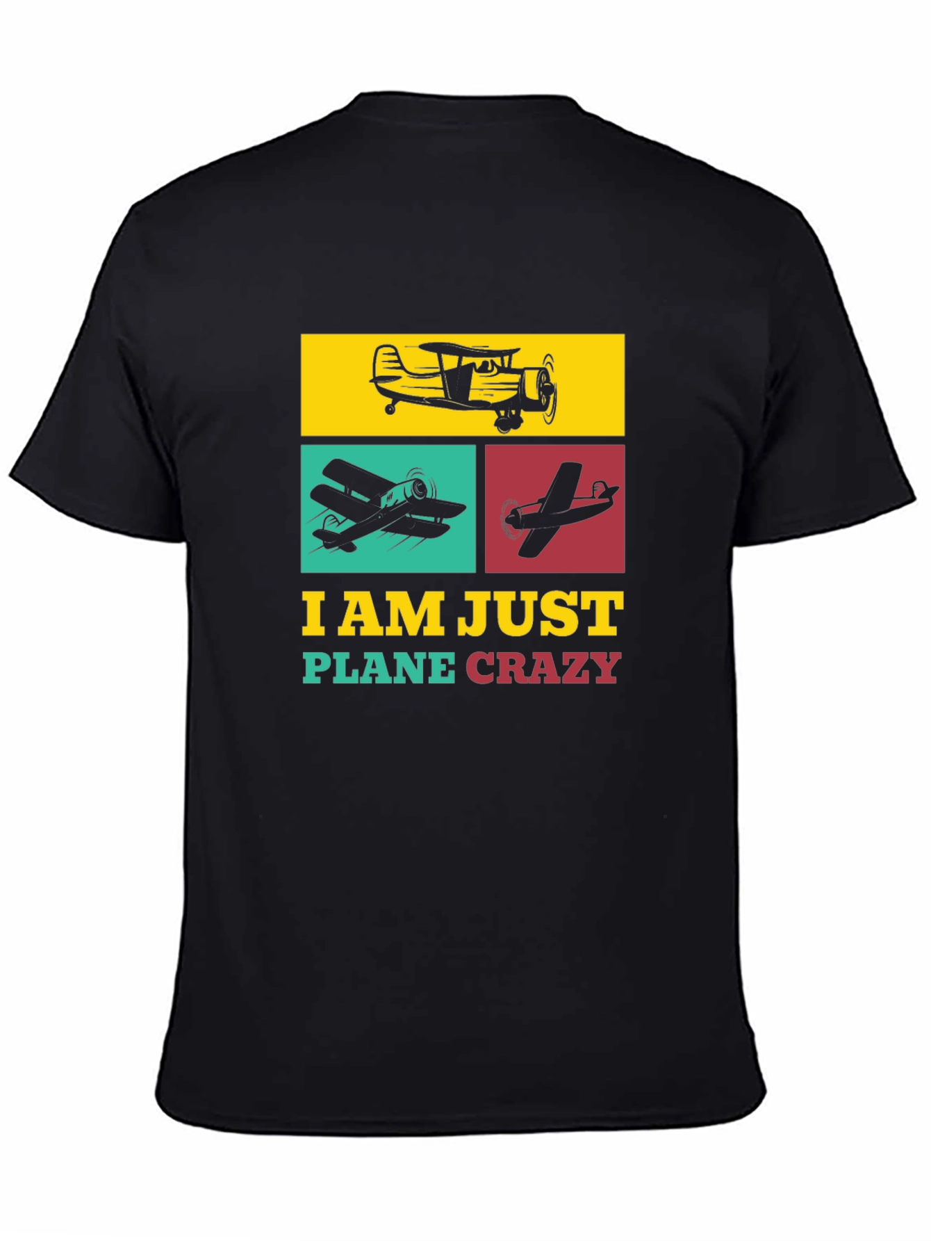 Airplane Enthusiast T-Shirt - Plane Crazy Design