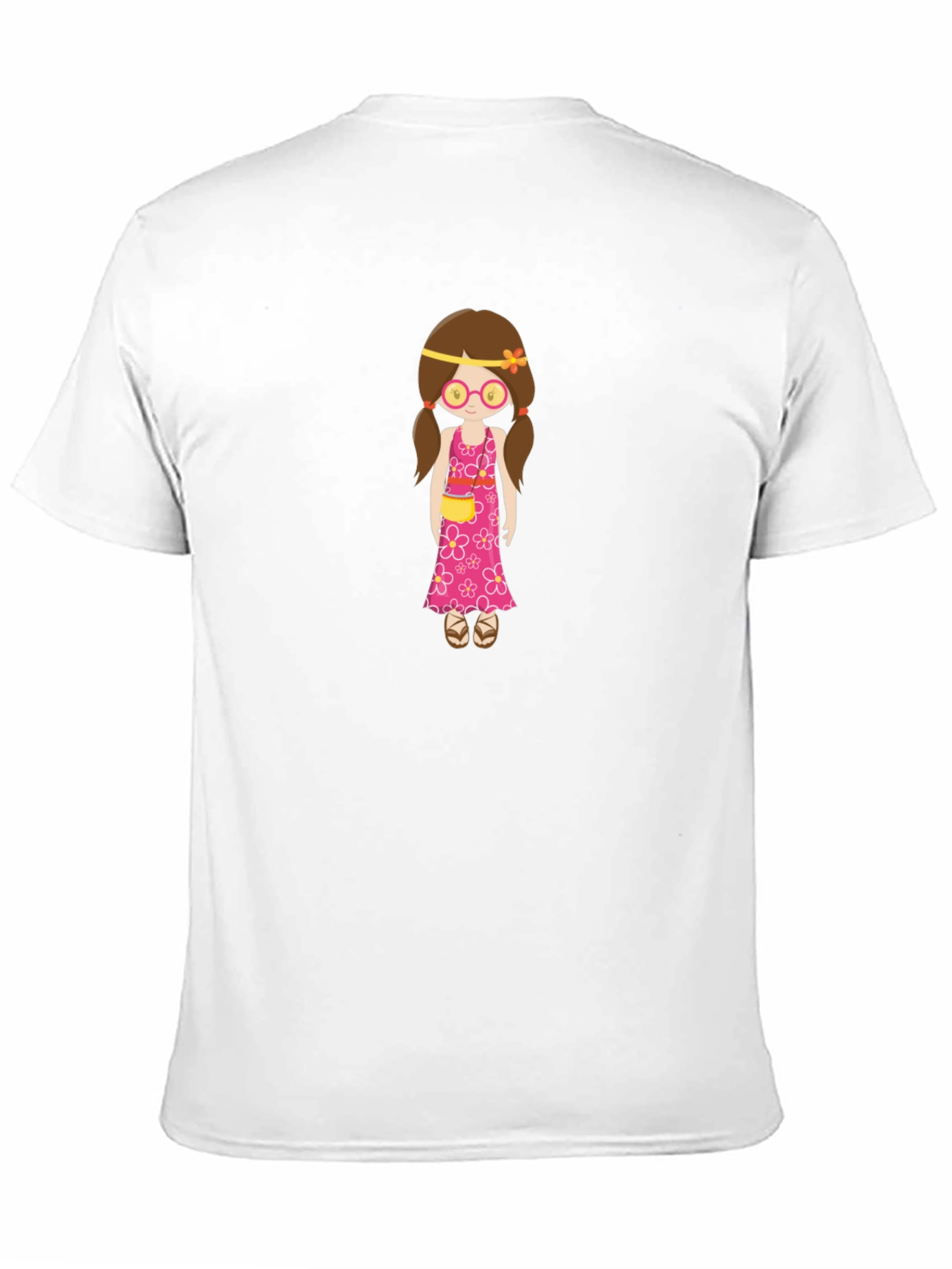 Hippie Girl T-Shirt - Fun Graphic Tee