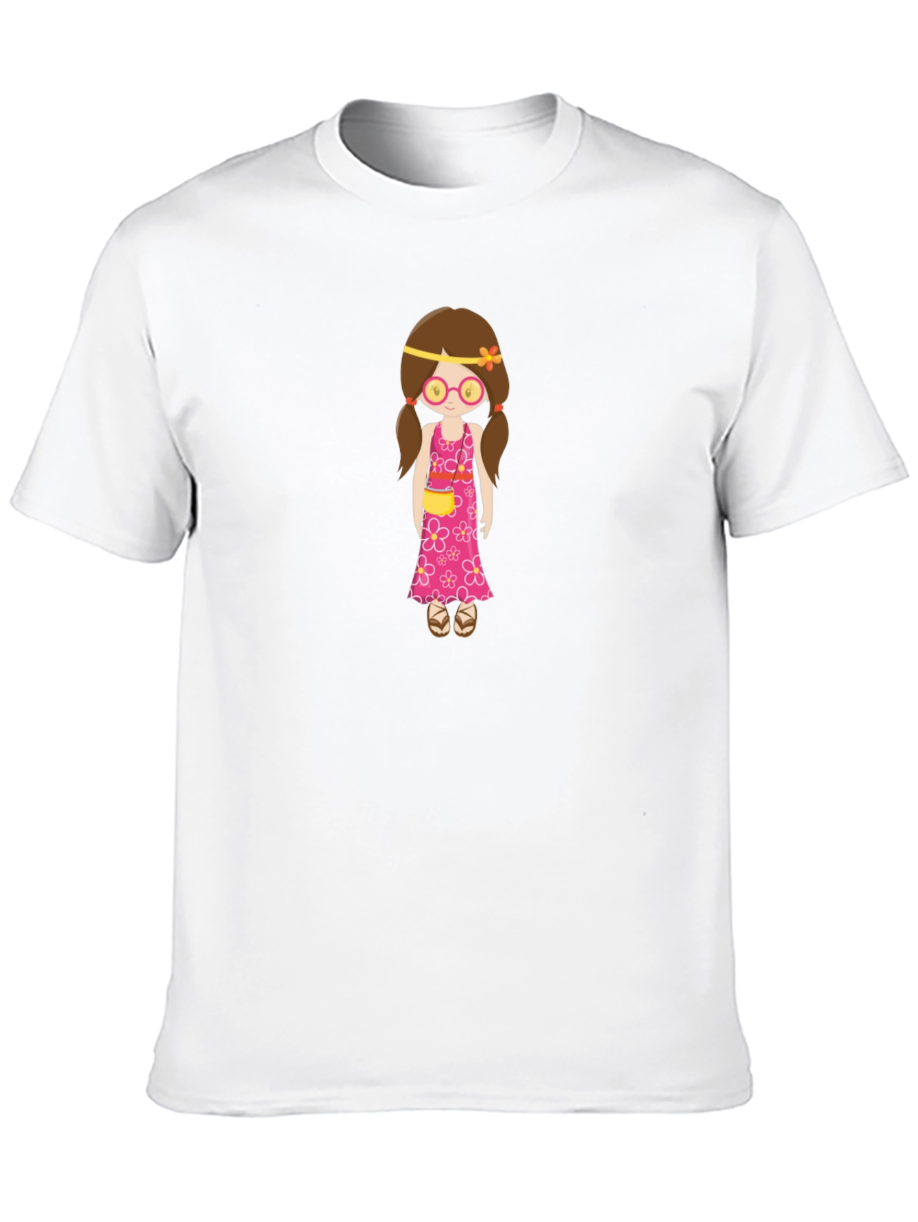 Hippie Girl T-Shirt - Fun Graphic Tee
