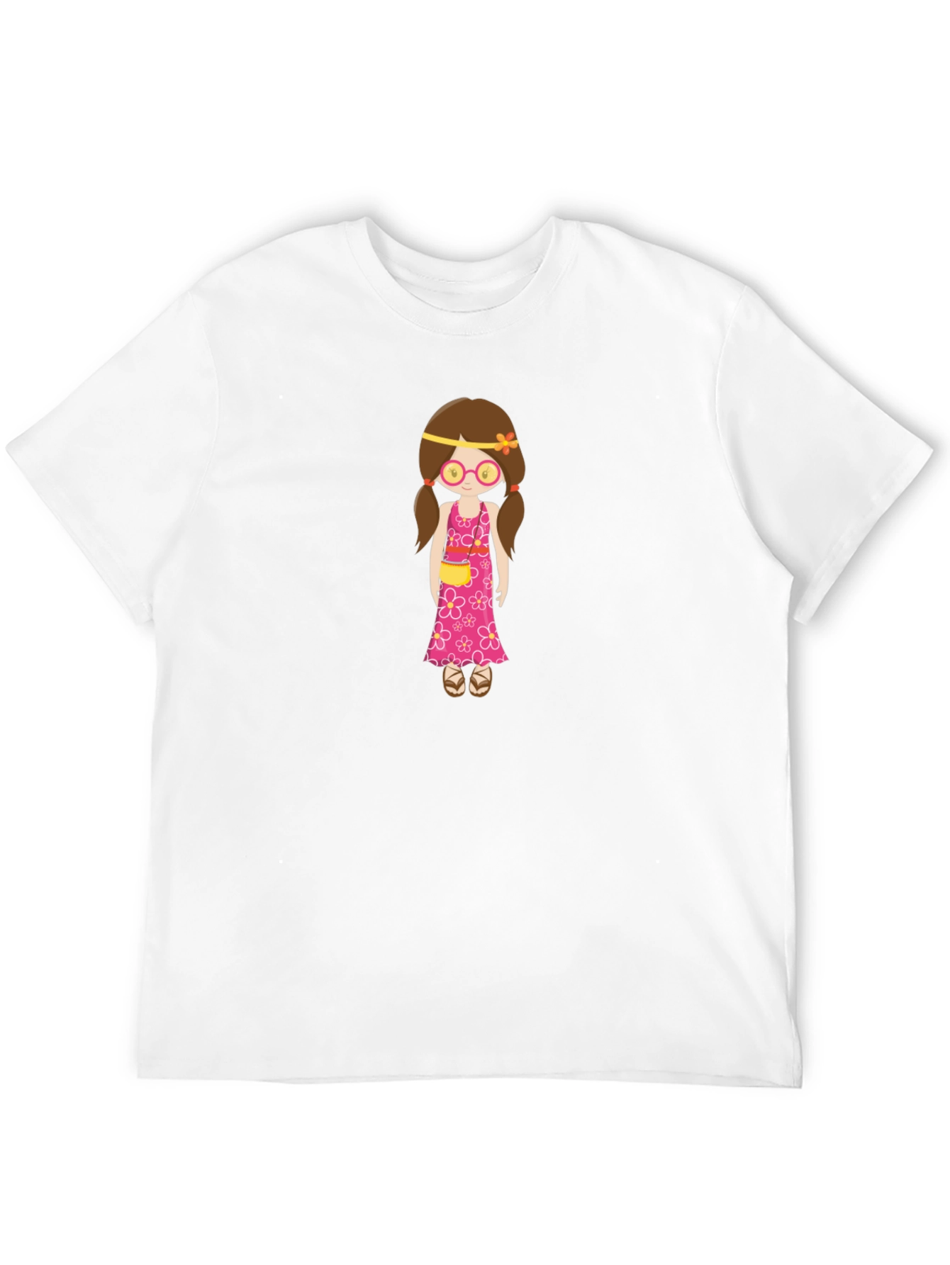 Hippie Girl T-Shirt - Fun Graphic Tee