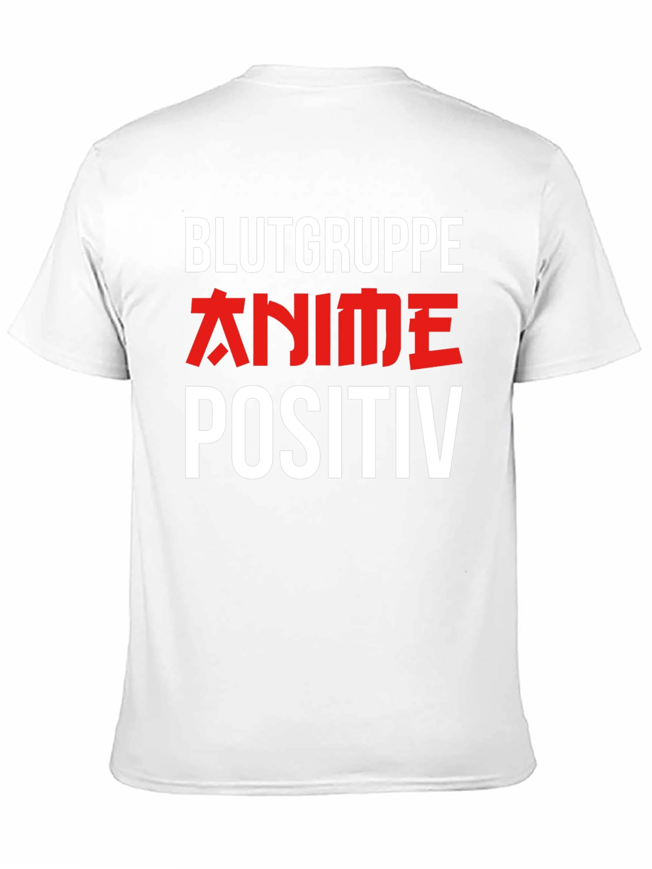 Anime Positiv Graphic Tee - Black