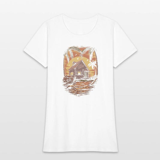 Kame House Island Beautiful Sunset