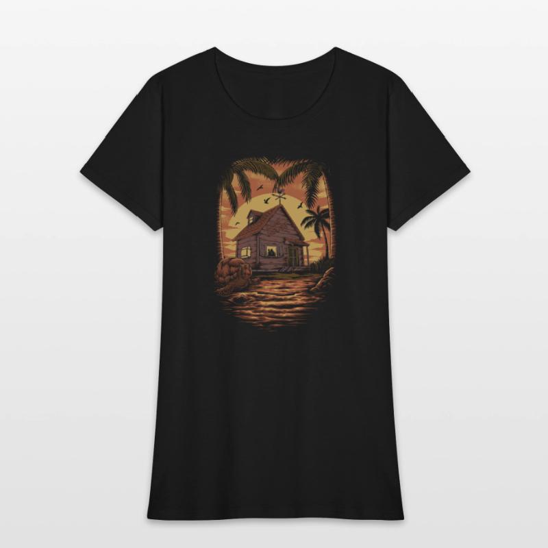 Kame House Island Beautiful Sunset