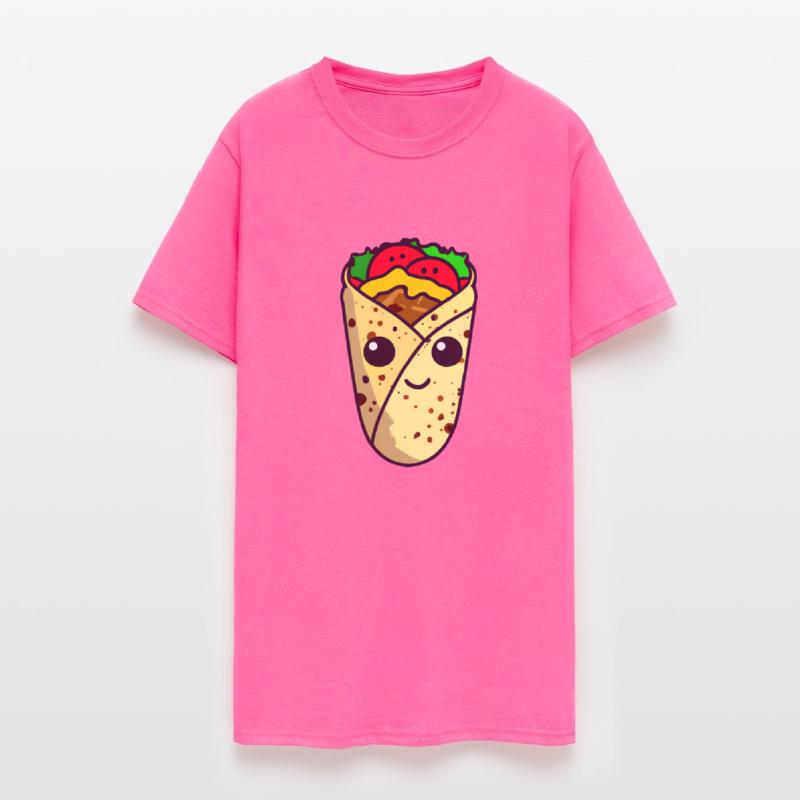 Kawaii Wrap, Kebab, Taco - Cute Street Food Design