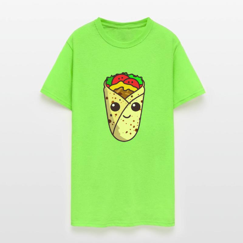 Kawaii Wrap, Kebab, Taco - Cute Street Food Design