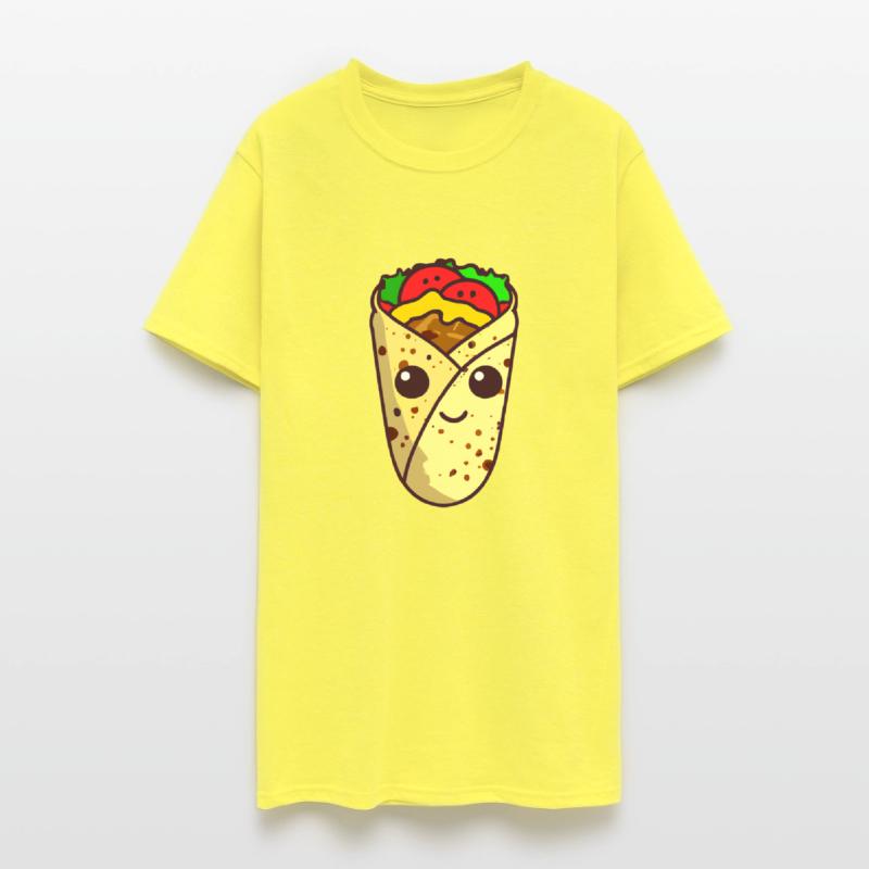 Kawaii Wrap, Kebab, Taco - Cute Street Food Design