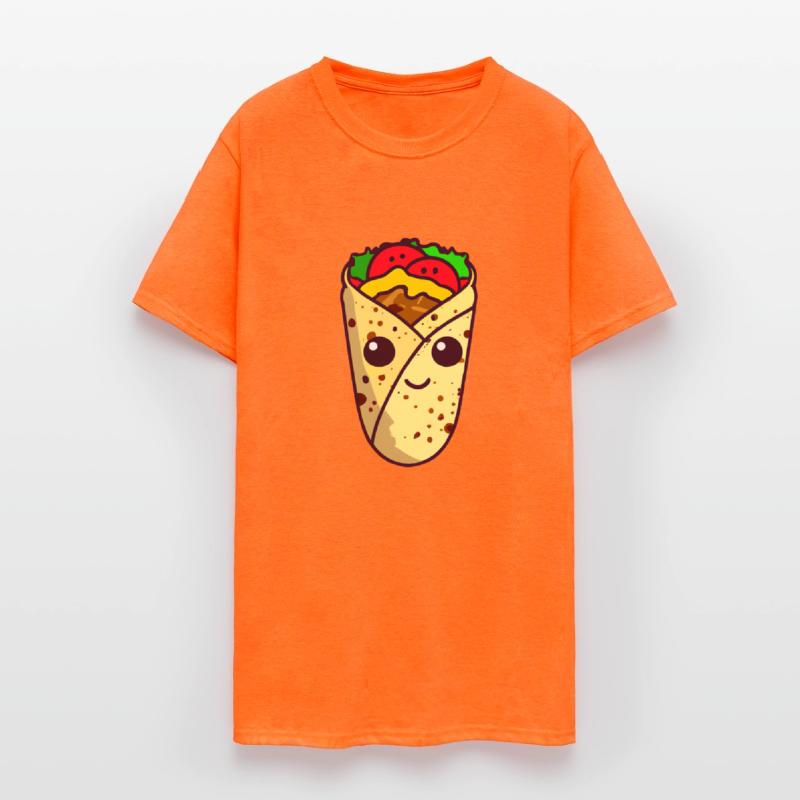 Kawaii Wrap, Kebab, Taco - Cute Street Food Design