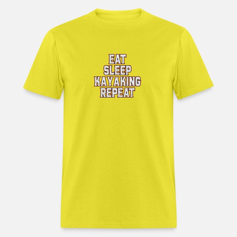 Kayaking Repeat : Eat Sleep KayakingSpray skirtWet