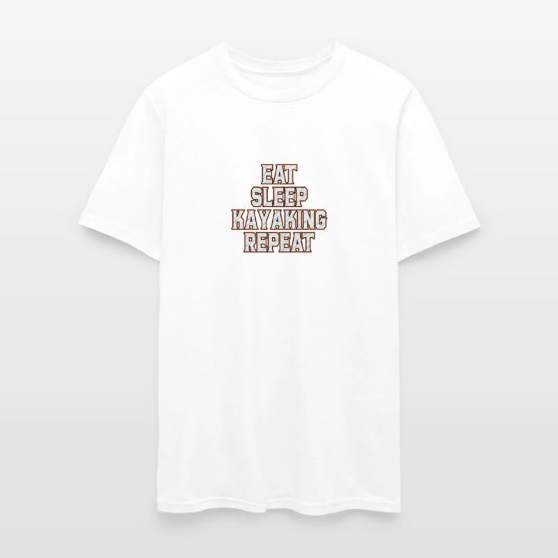 Kayaking Repeat : Eat Sleep KayakingSpray skirtWet