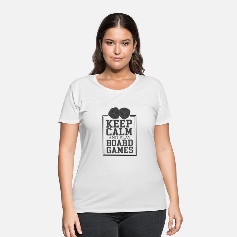 Keep Calm And Play Board Games Table Game Tee