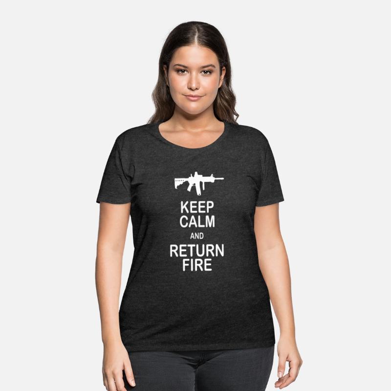 Keep Calm and Return Fire Funny 2nd Amendment Gun