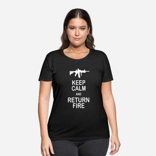 Keep Calm and Return Fire Funny 2nd Amendment Gun
