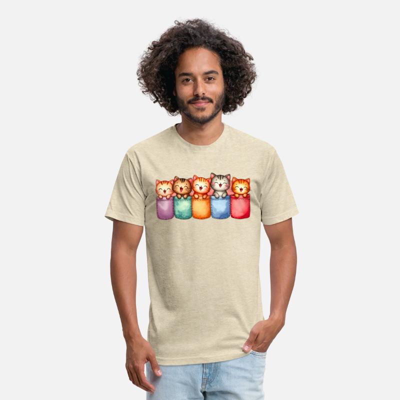 Kittens in colorful pockets