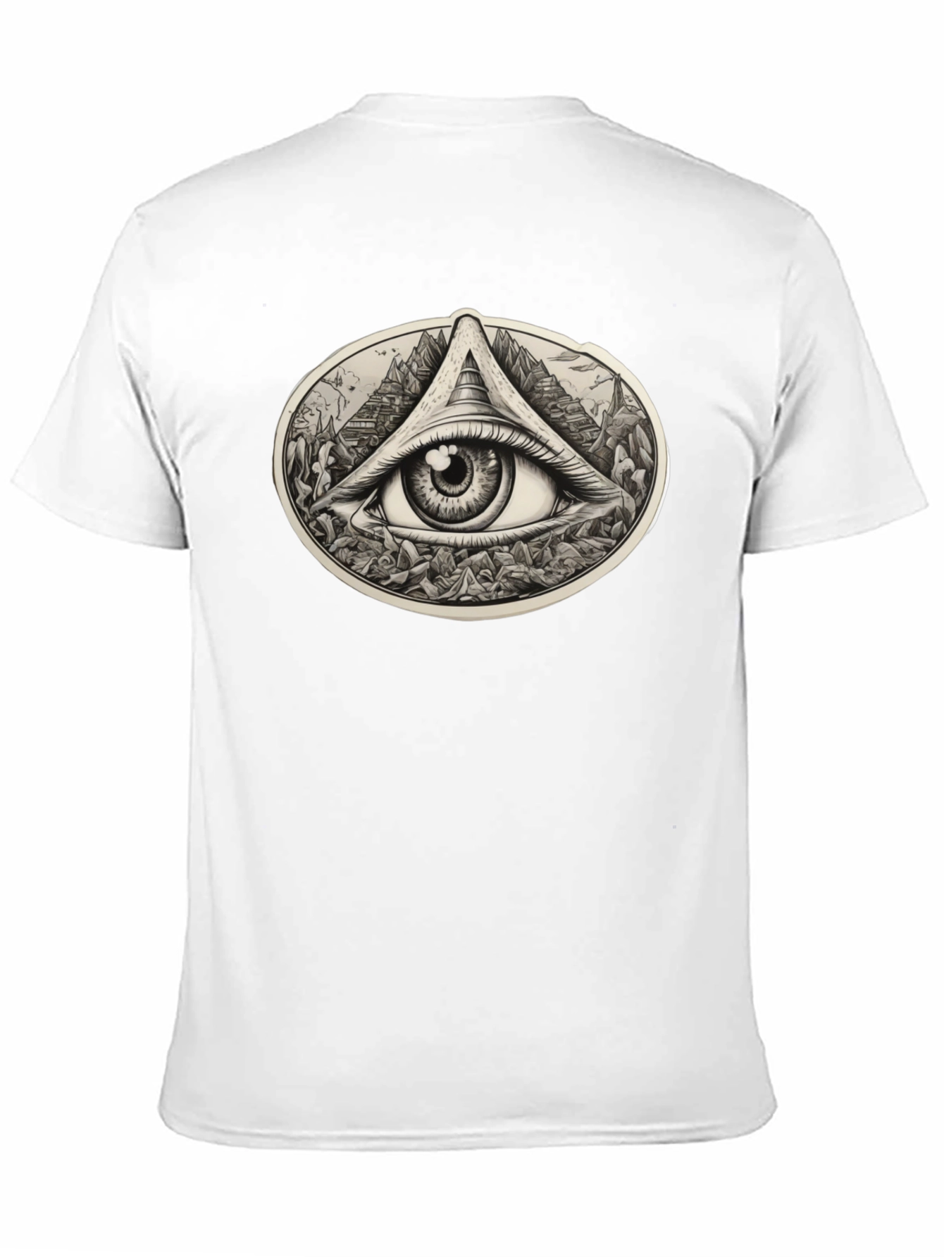 All Seeing Eye Graphic Tee - Black Unisex T-Shirt