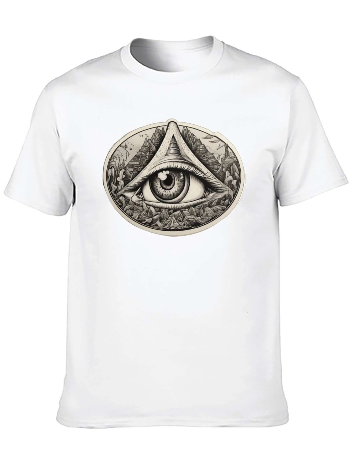 All Seeing Eye Graphic Tee - Black Unisex T-Shirt