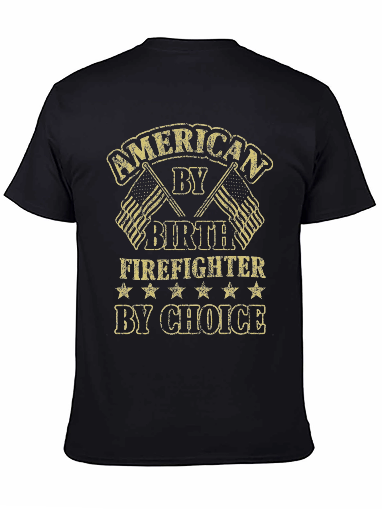 American Firefighter T-Shirt - By Birth By Choice