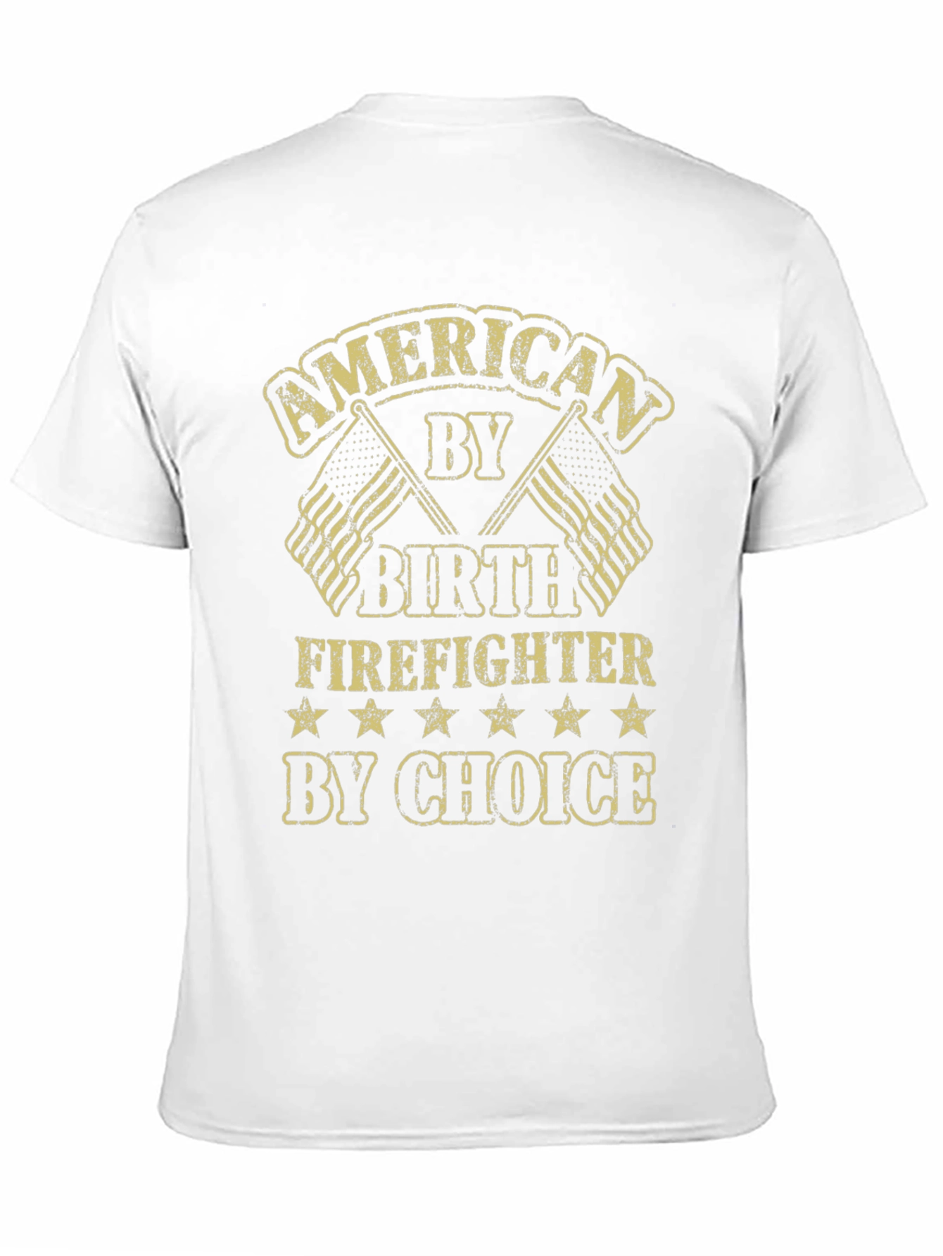 American Firefighter T-Shirt - By Birth By Choice