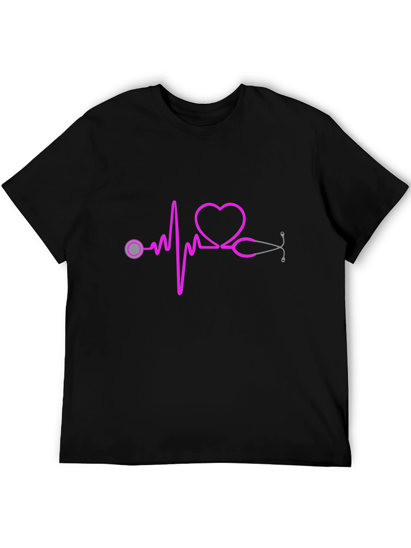 Heartbeat Stethoscope Graphic Tee
