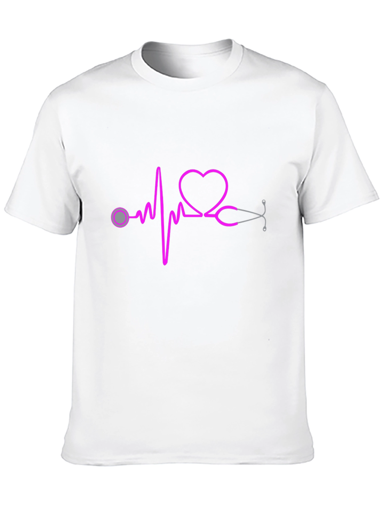 Heartbeat Stethoscope Graphic Tee
