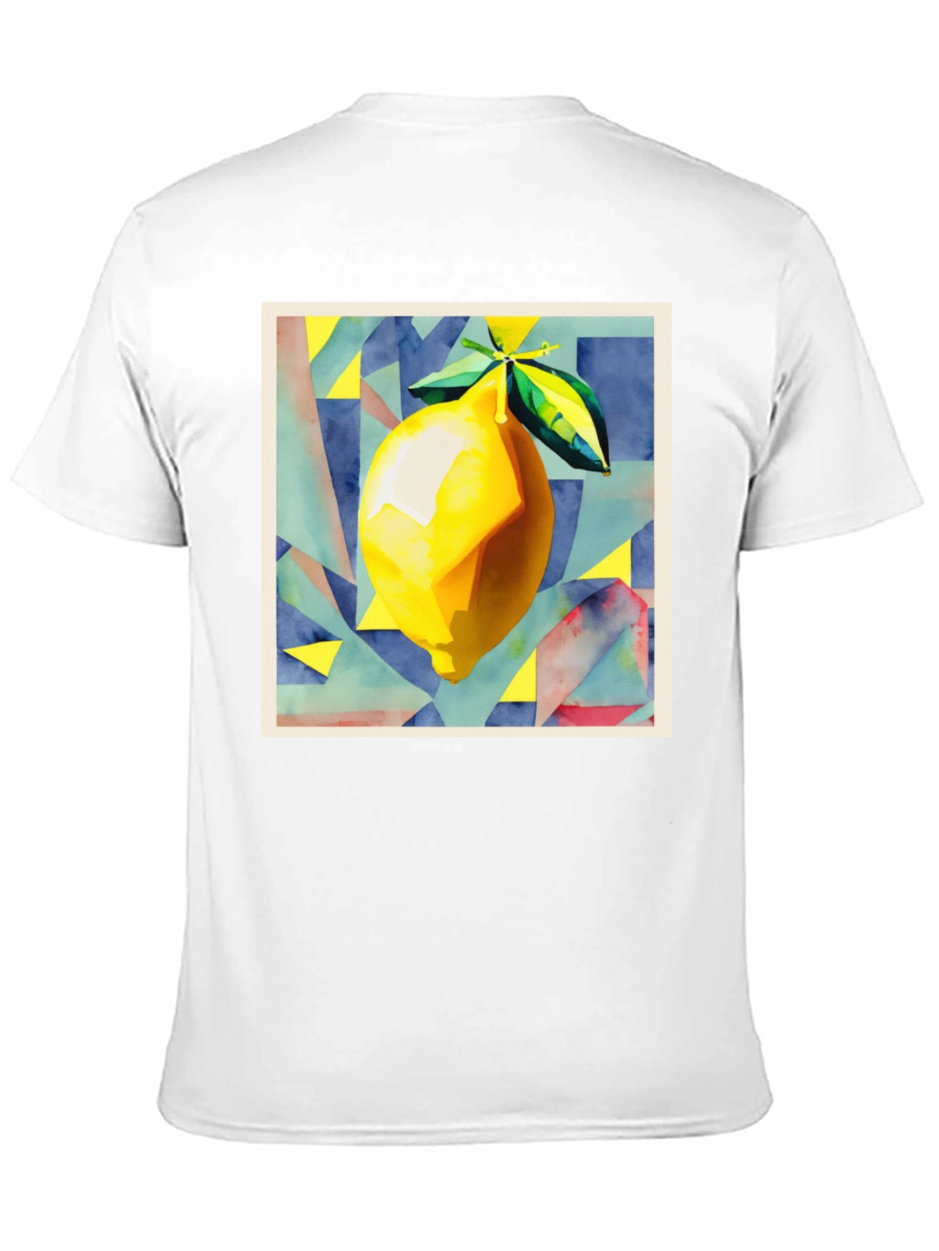 Abstract Lemon Graphic T-Shirt
