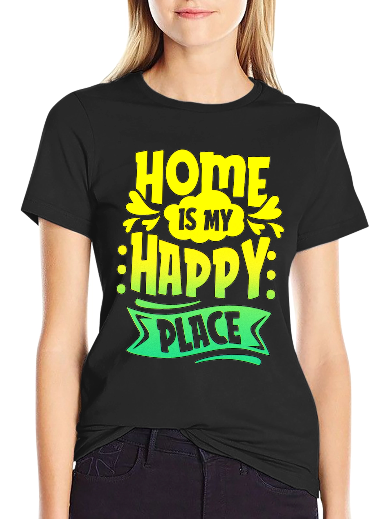 Home Is My Happy Place Graphic Tee