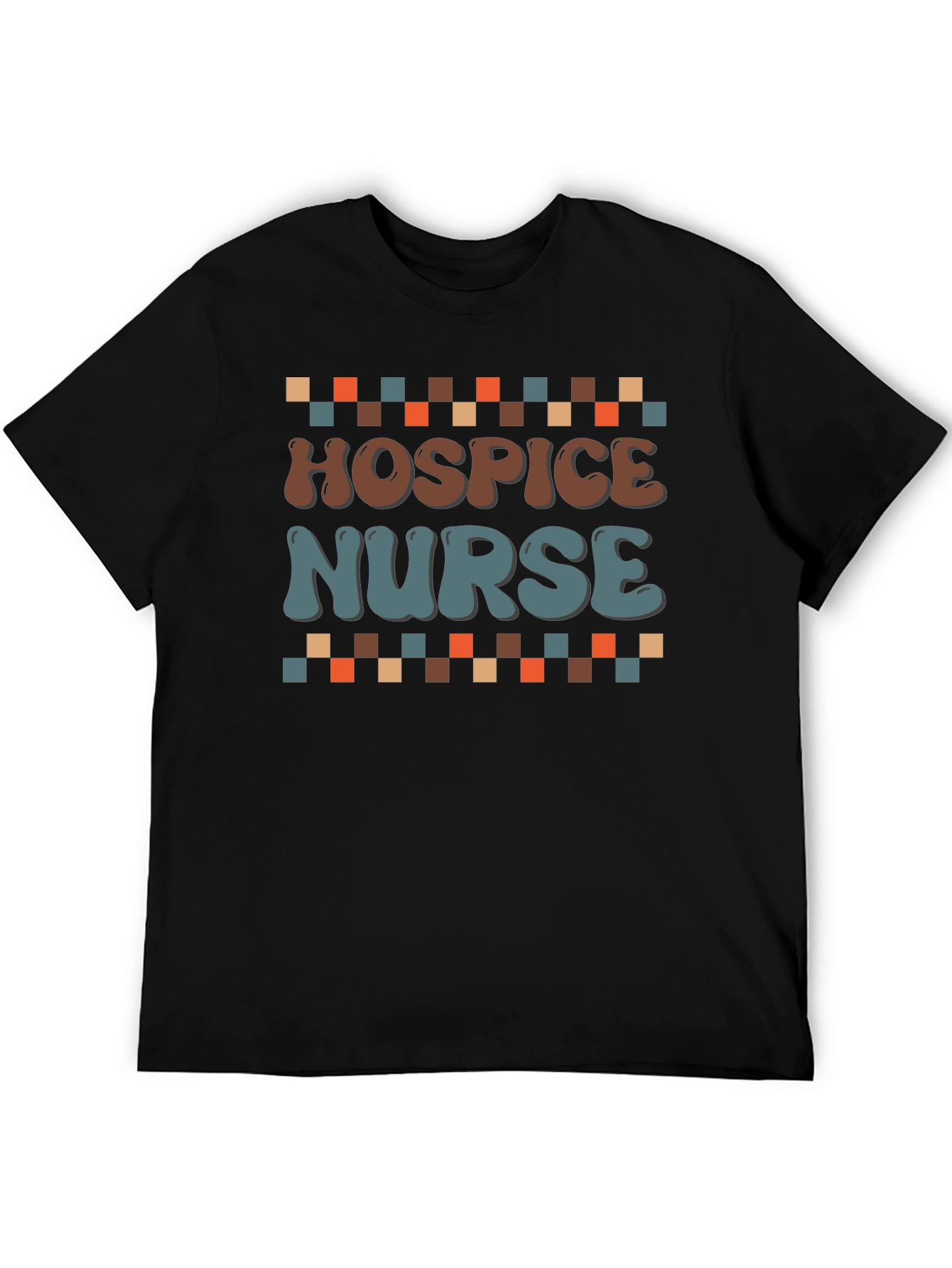 Hospice Nurse Graphic T-Shirt - Retro Design