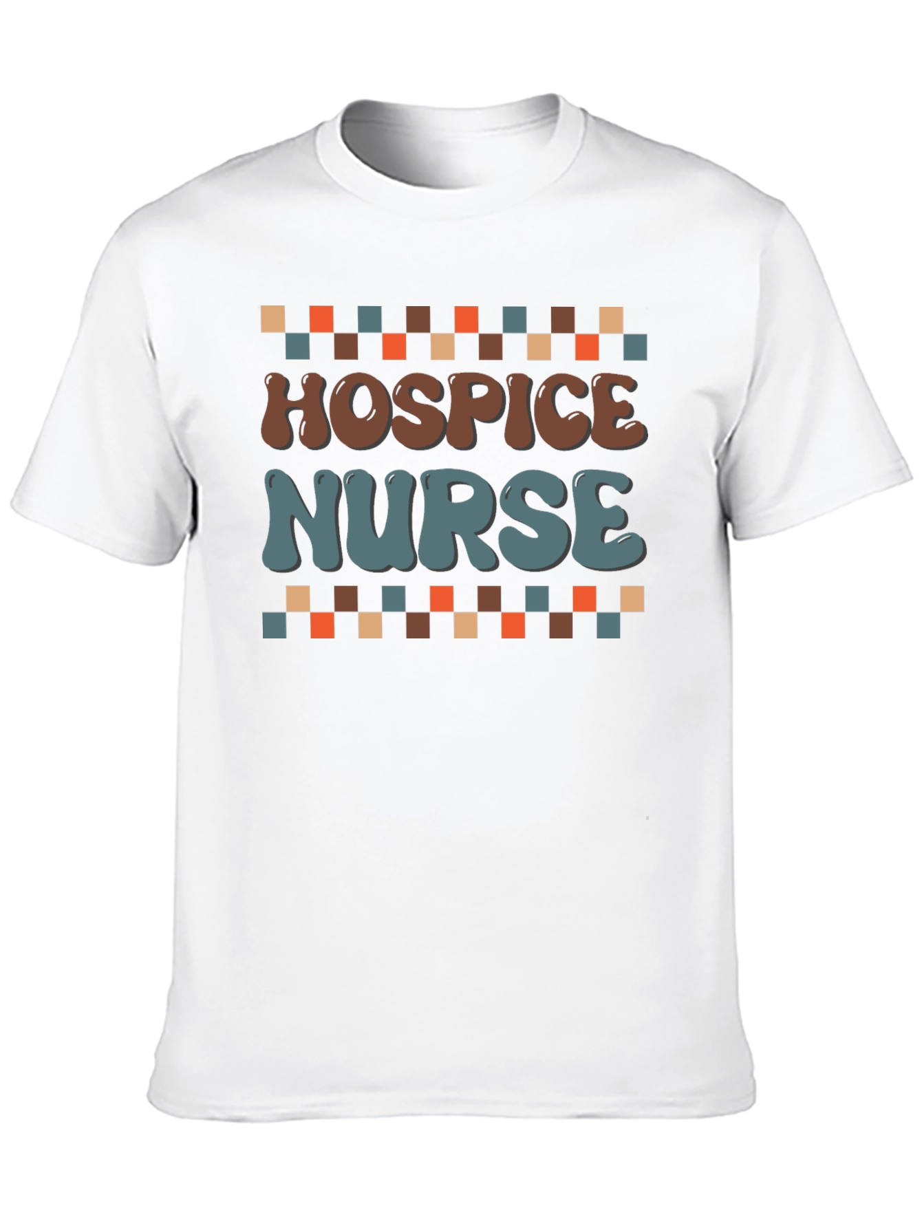 Hospice Nurse Graphic T-Shirt - Retro Design
