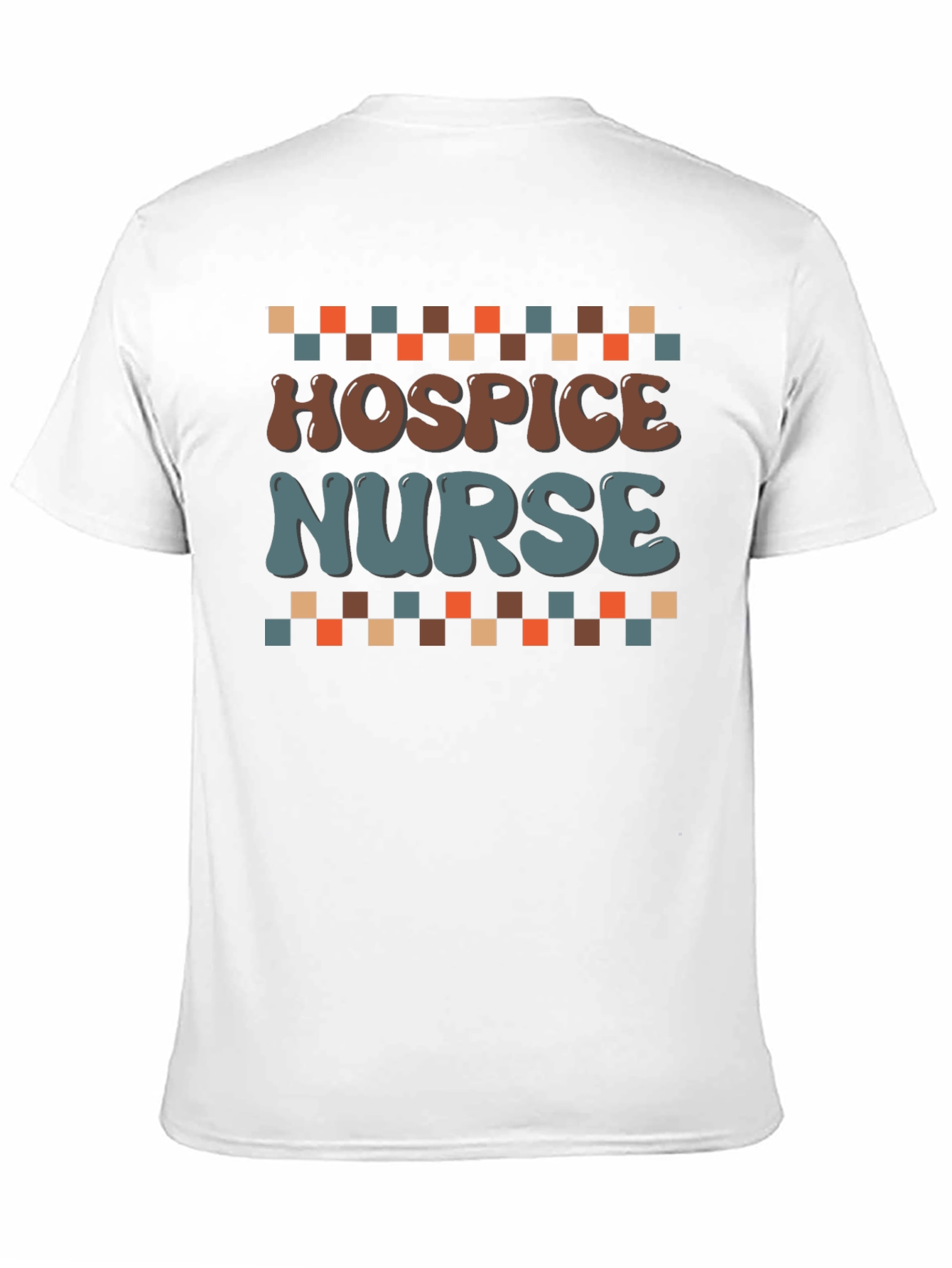Hospice Nurse Graphic T-Shirt - Retro Design