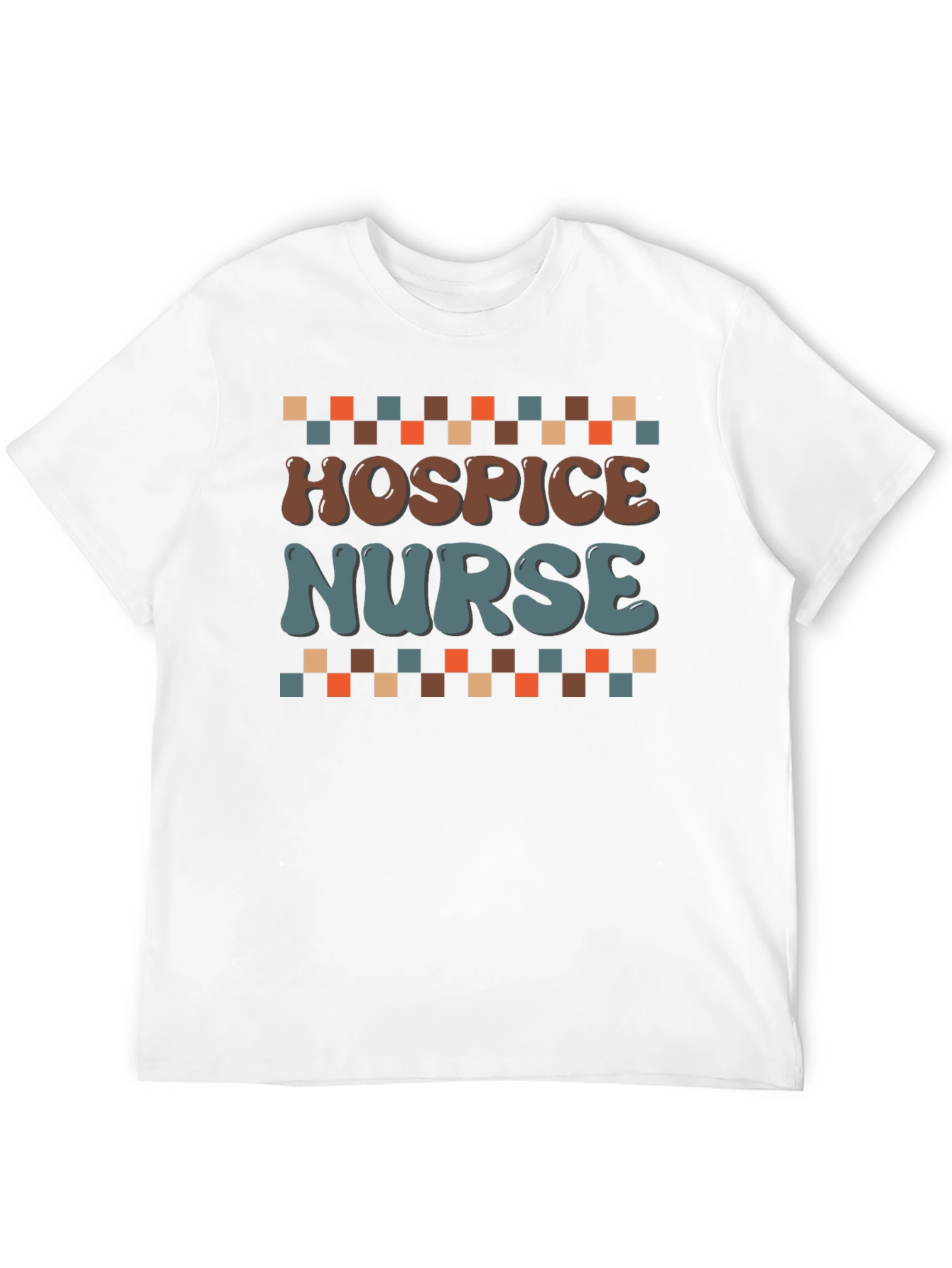 Hospice Nurse Graphic T-Shirt - Retro Design