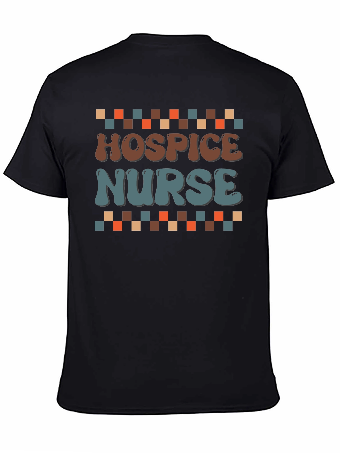 Hospice Nurse Graphic T-Shirt - Retro Design