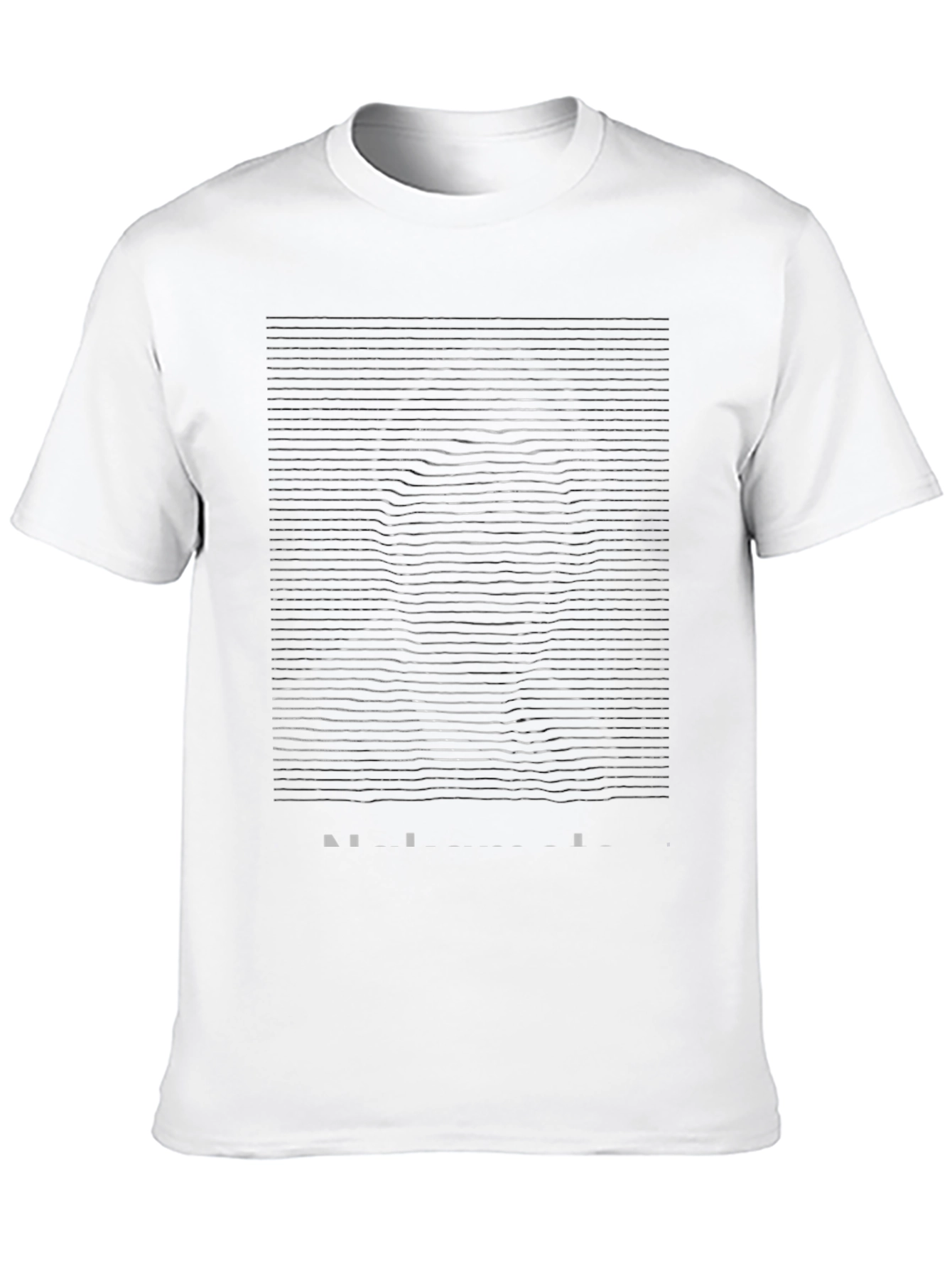 Abstract Portrait Graphic Tee - Modern Black T-Shirt