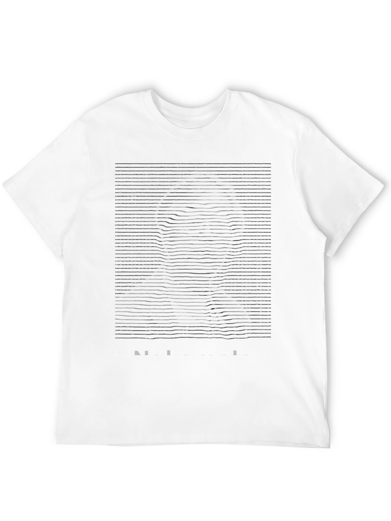 Abstract Portrait Graphic Tee - Modern Black T-Shirt