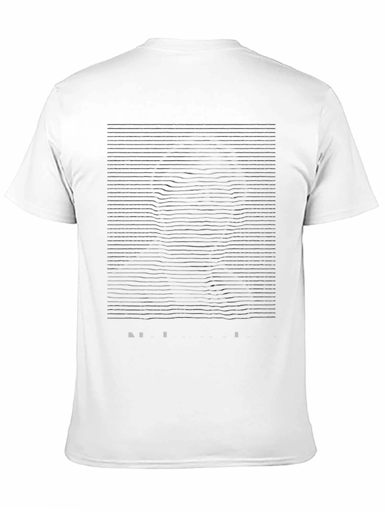 Abstract Portrait Graphic Tee - Modern Black T-Shirt