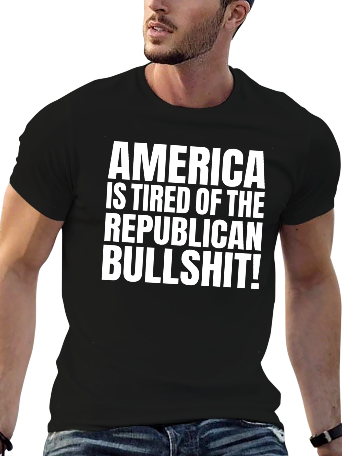 Anti-Republican T-Shirt - America is Tired