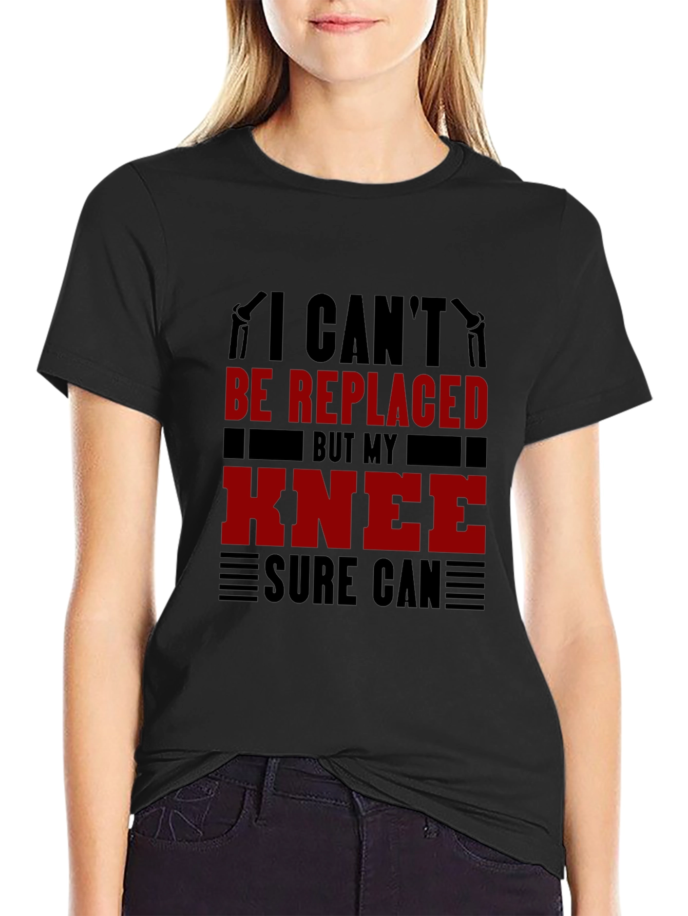 I Cant Be Replaced Knee Replacement T-Shirt
