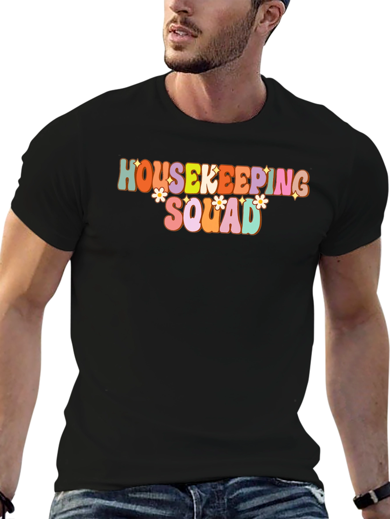 Housekeeping Squad Retro Tee