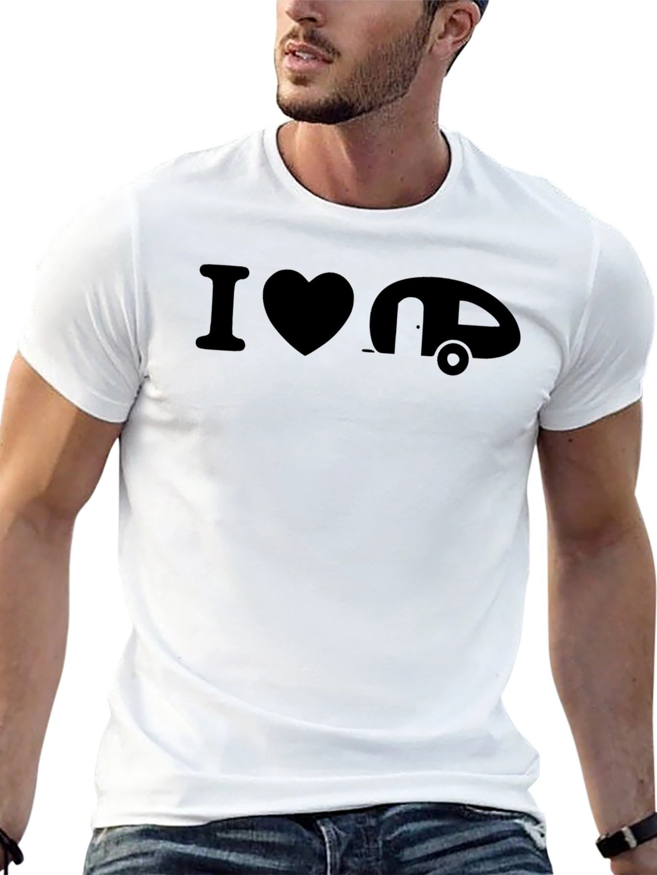 I Heart Camping T-Shirt - Camper Design