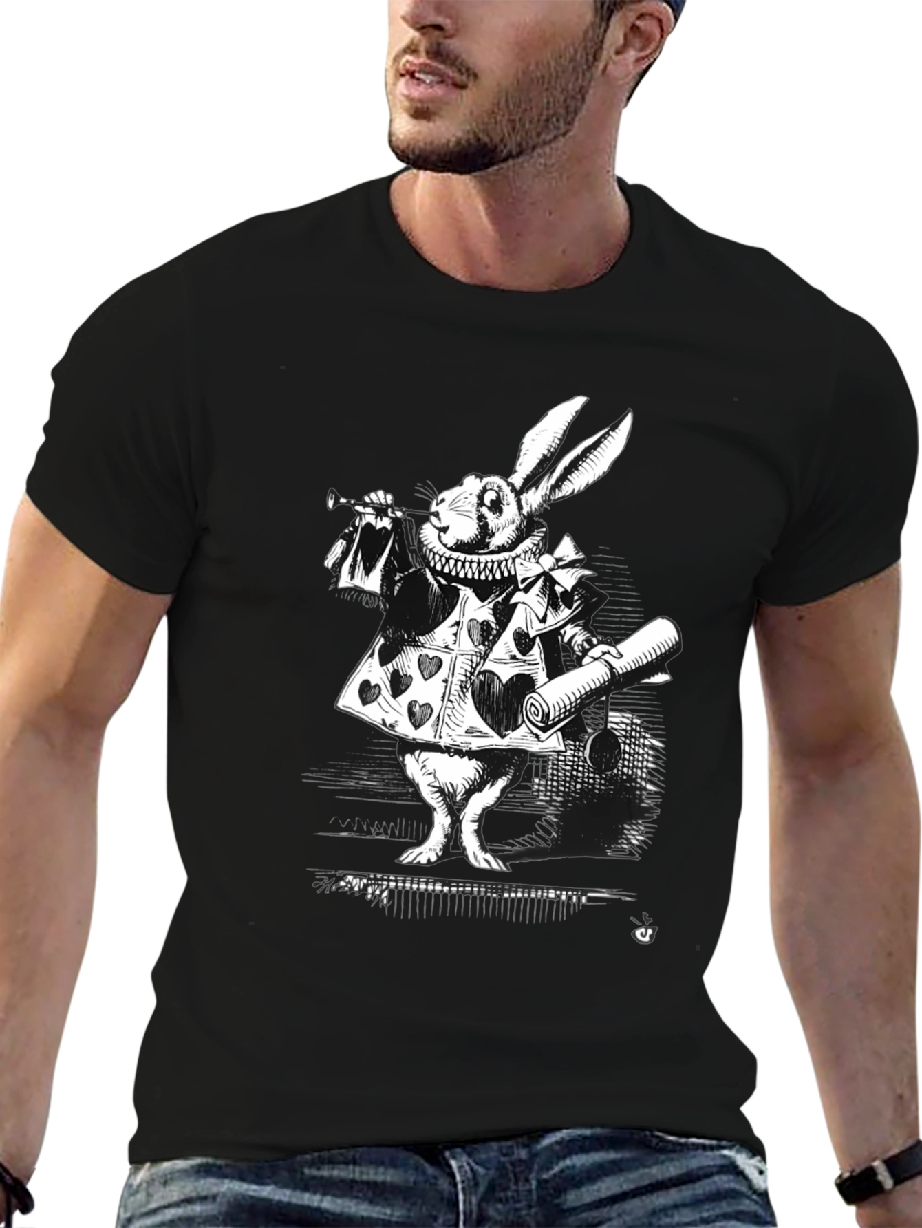 Alice in Wonderland White Rabbit T-Shirt