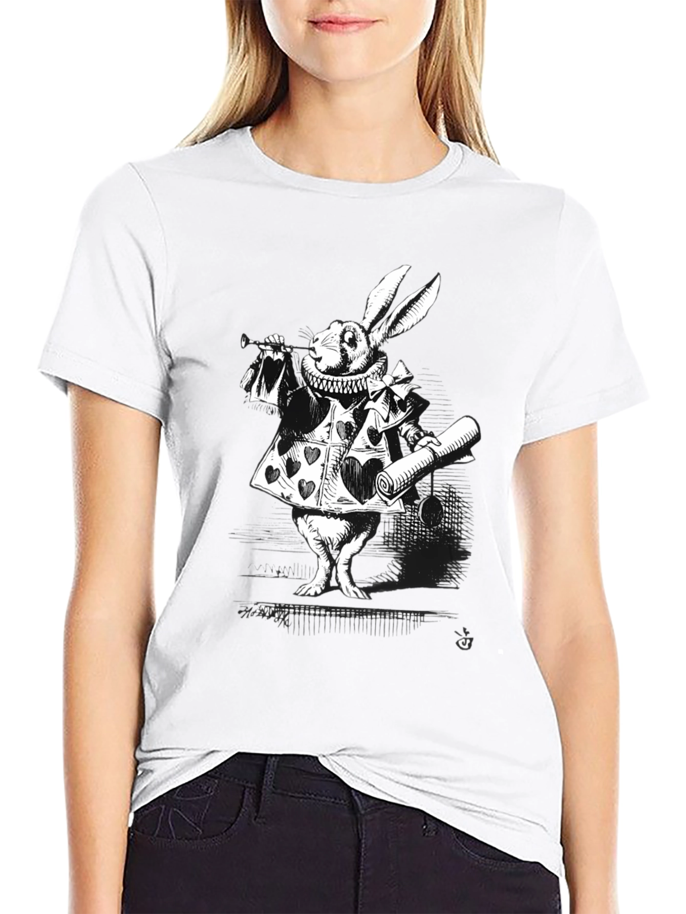 Alice in Wonderland White Rabbit T-Shirt