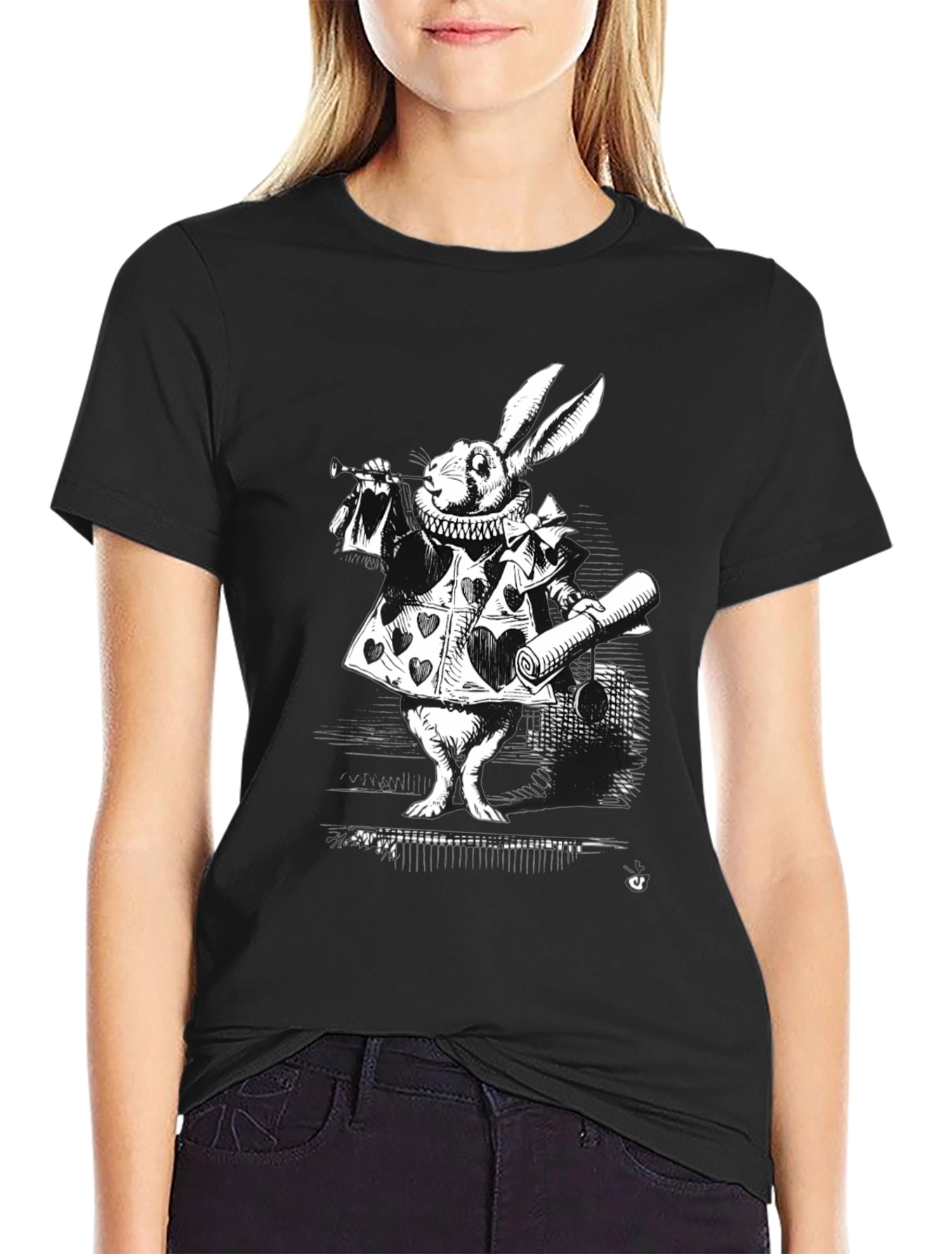 Alice in Wonderland White Rabbit T-Shirt