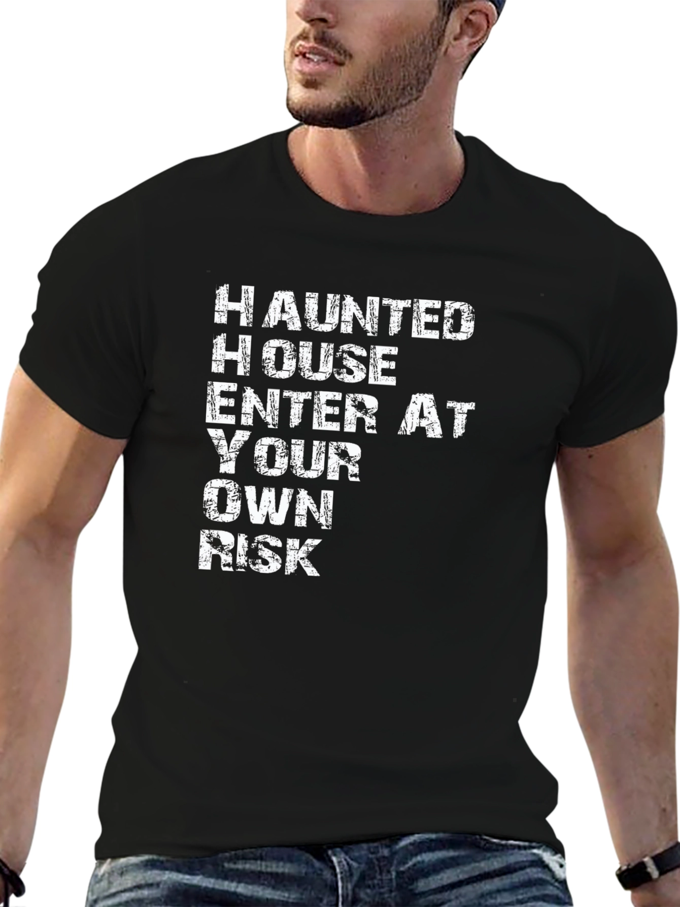 Haunted House Enter At Your Own Risk T-Shirt