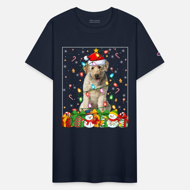 Labradoodle Dog Christmas Lights