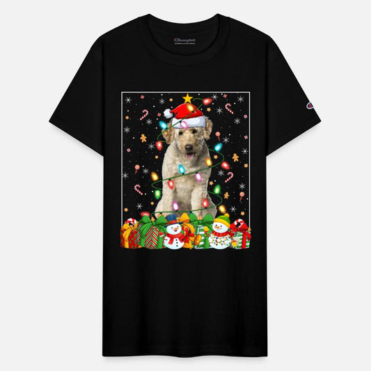 Labradoodle Dog Christmas Lights