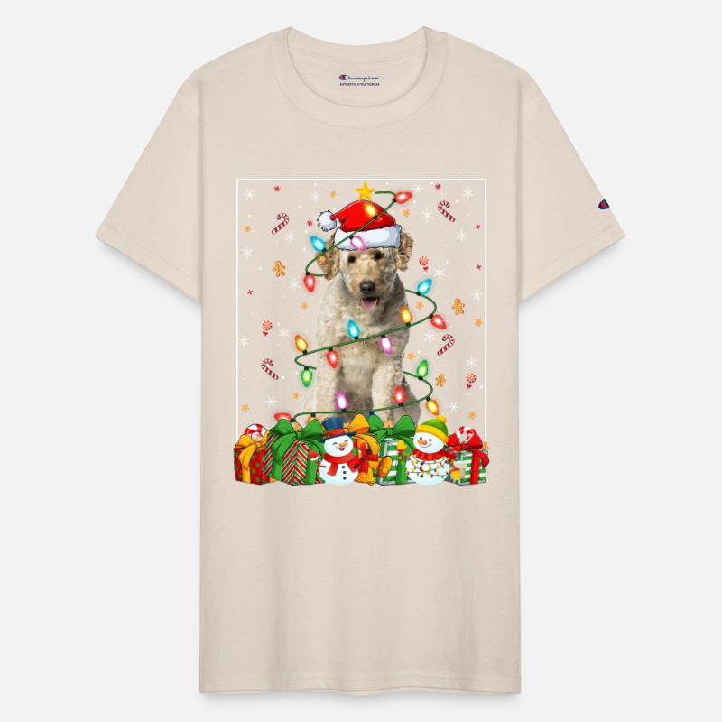 Labradoodle Dog Christmas Lights