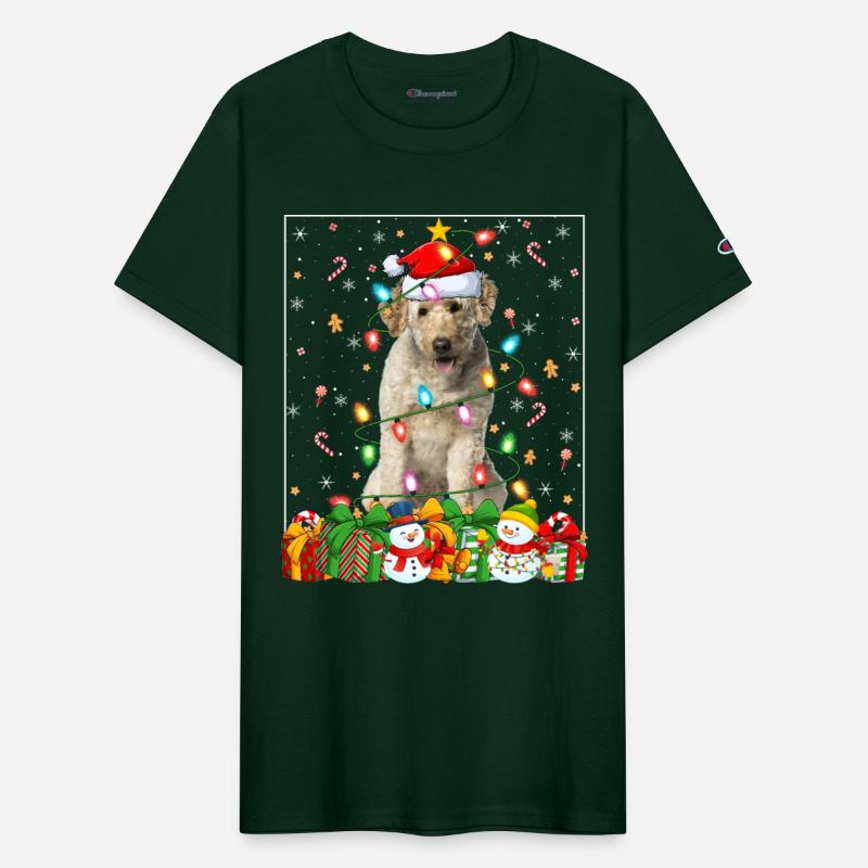Labradoodle Dog Christmas Lights
